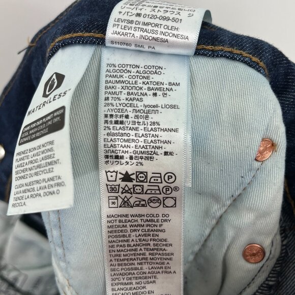 Levi's Size 33 Blue Straight Leg 501 Jeans - Picture 7 of 10